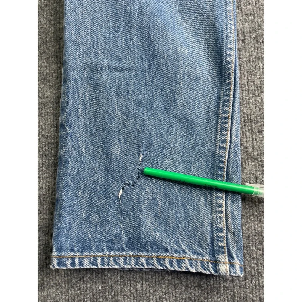 Levi's 501xx Jeans Mens 35x33 Blue Vintage Made in USA Straight Leg Light‎ Wash